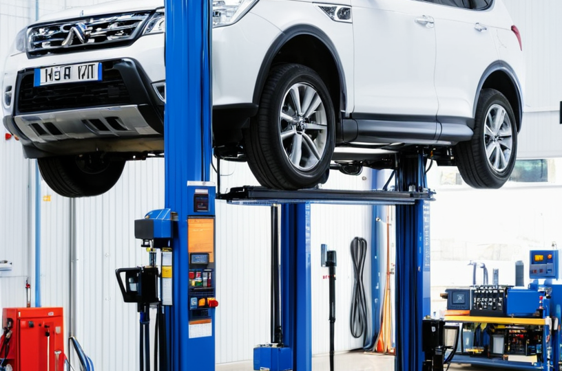 Двухстоечный электрогидравлический подъемник: принцип работы и критерии выбора для автосервиса