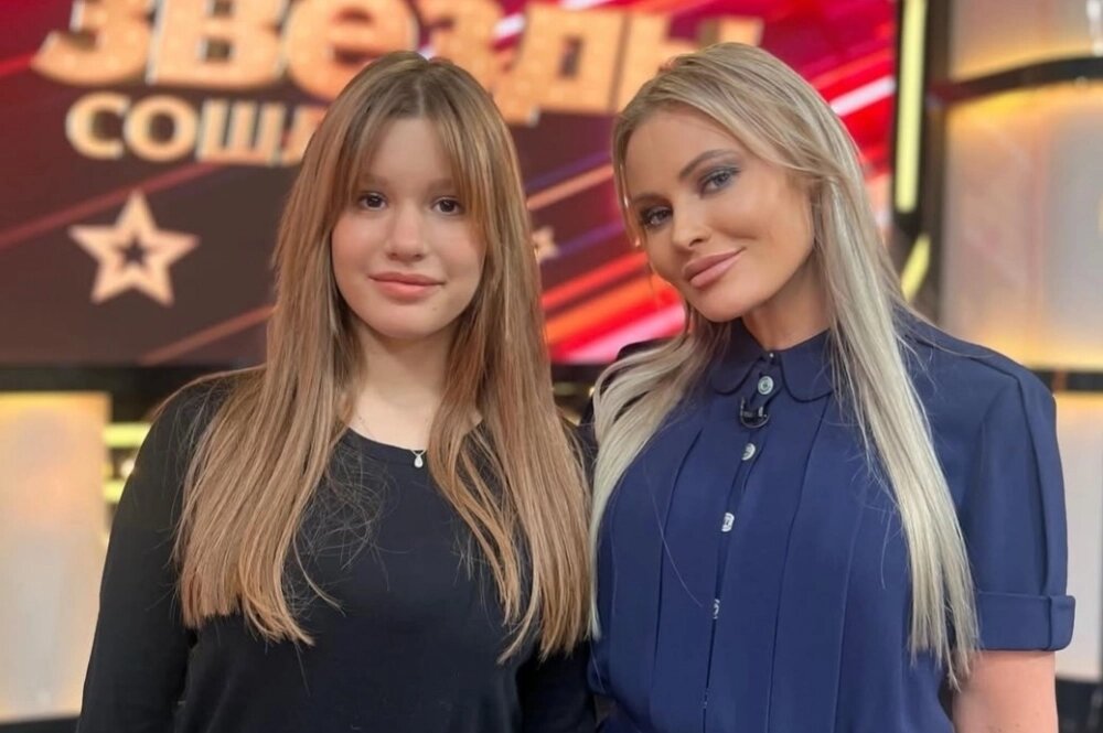    Дана Борисова с дочерью Полиной. Фото: соцсети