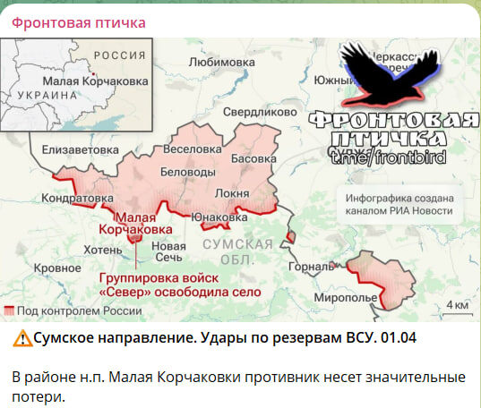    Скриншот с канала "Фронтовая Птичка"