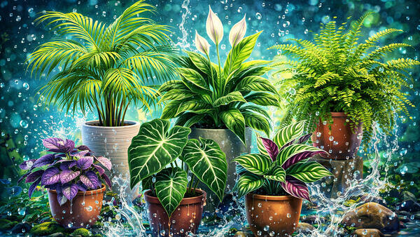 Не дайте им засохнуть: шесть самых влаголюбивых растений