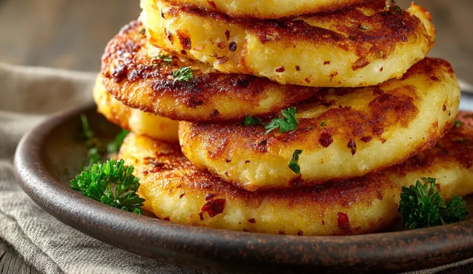Идеальные лепешки в пост: натереть картошку, добавить паприку — и в духовку