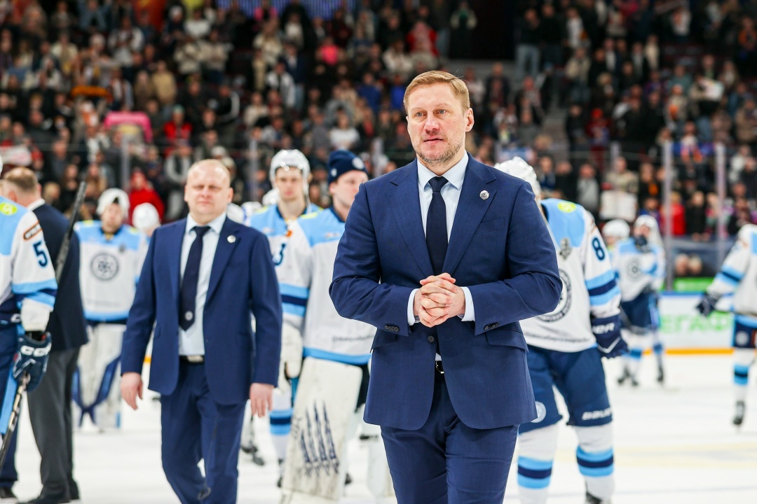    Ярослав Люзенков. Фото: официальный аккаунт ХК «Сибирь» в социальной сети «ВКонтакте»