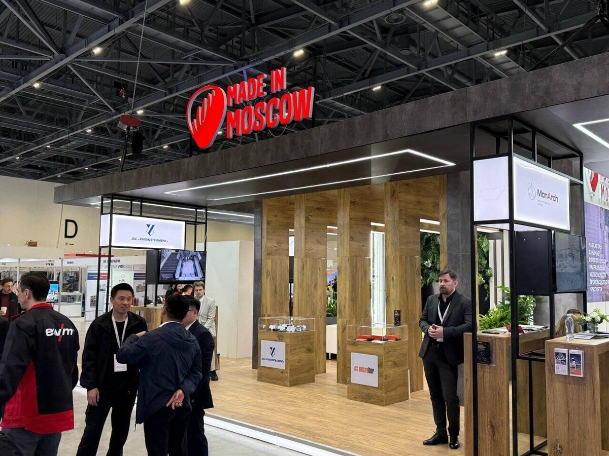 Московские компании на выставке Kazakhstan Machinery Fair 2026 в Астане
© Sputnik / Санат Имангалиев