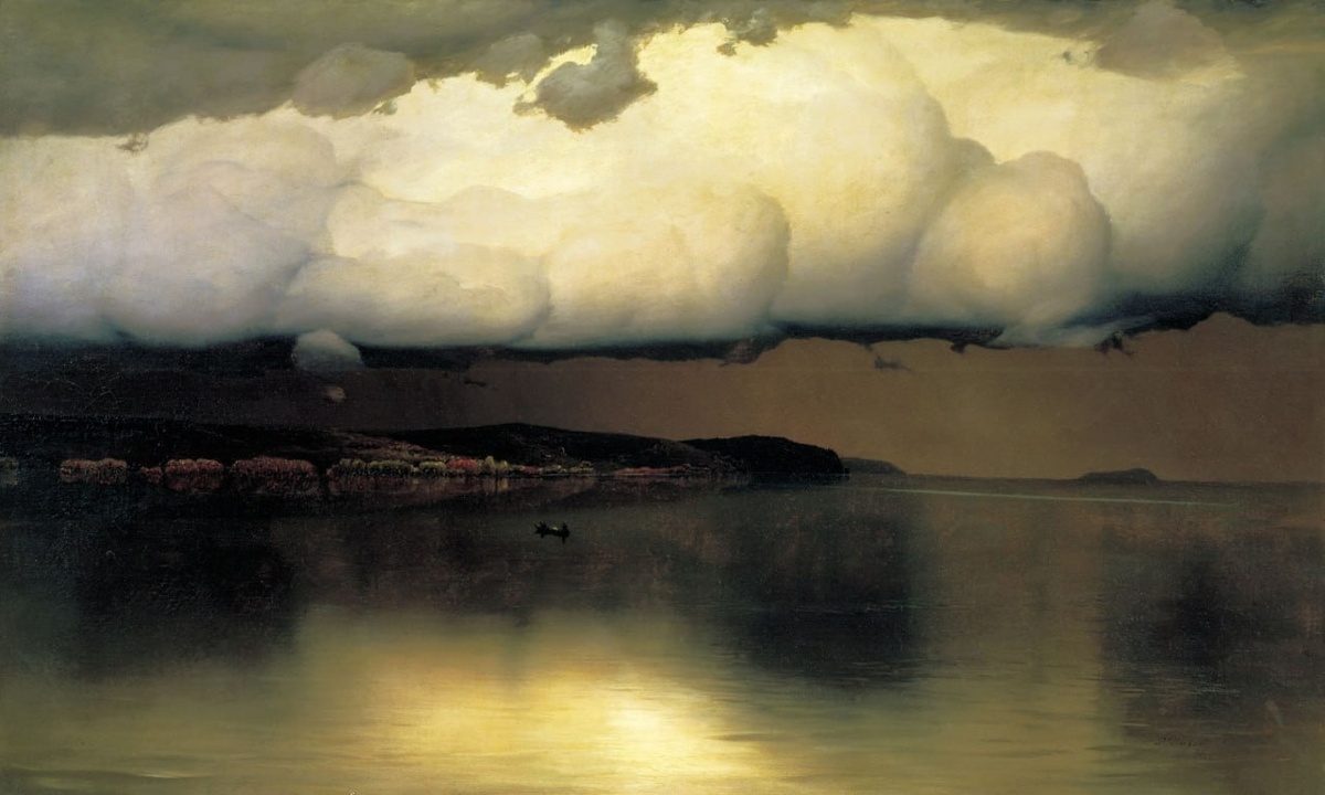 «Притихло» Николай Дубовской, 1890 Холст, масло