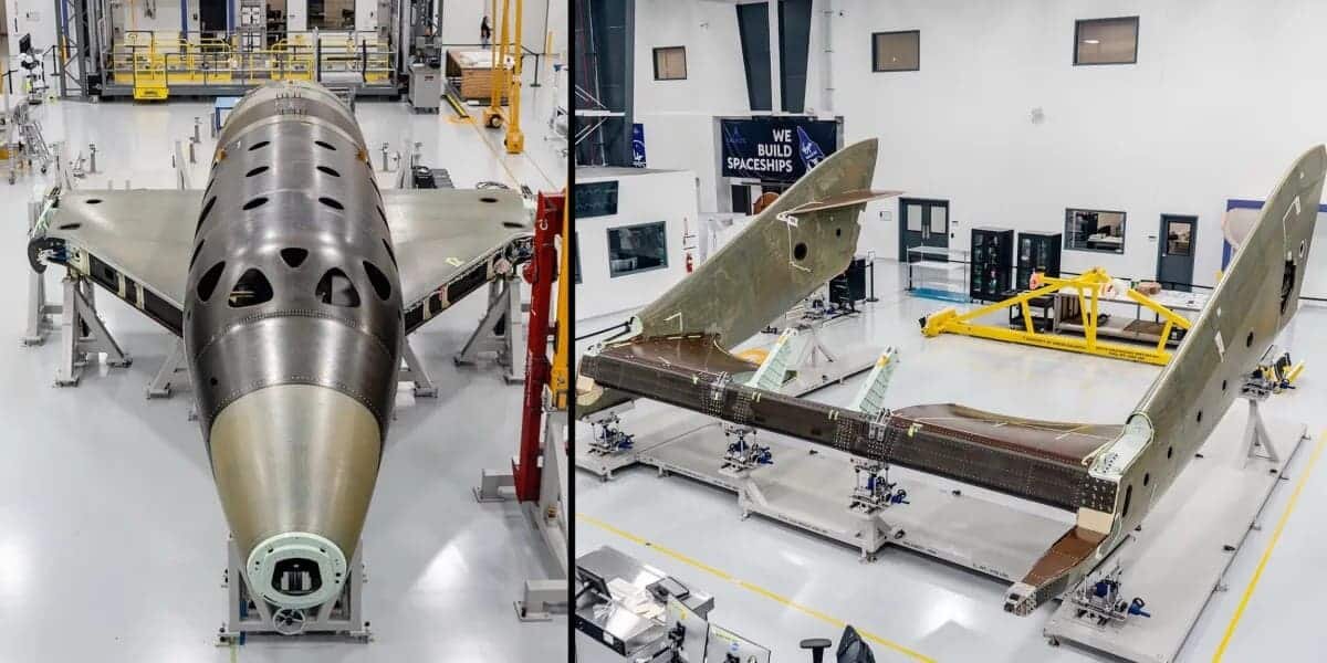    Части первого суборбитального космоплана нового поколения Virgin Galactic / © Virgin Galactic