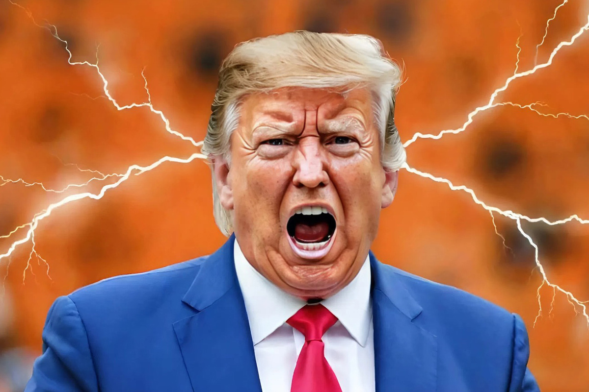 Трамп гневно обвинил две страны в предательстве.  Фото: Изображение сгенерировано с помощью ИИ / Маргарита Неклюдов