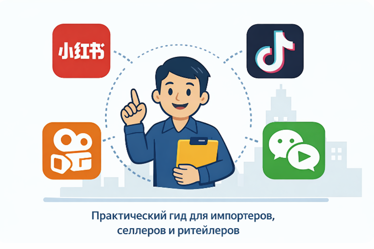 Какие китайские соцсети помогают находить тренды раньше рынка: Xiaohongshu, Douyin, Kuaishou, WeChat Channels. Практический гид для импортеров, селлеров и ритейлеров.