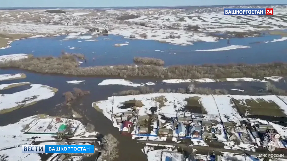    За сутки поступило более 20 сообщений о весеннем паводке - МЧС Башкортостана