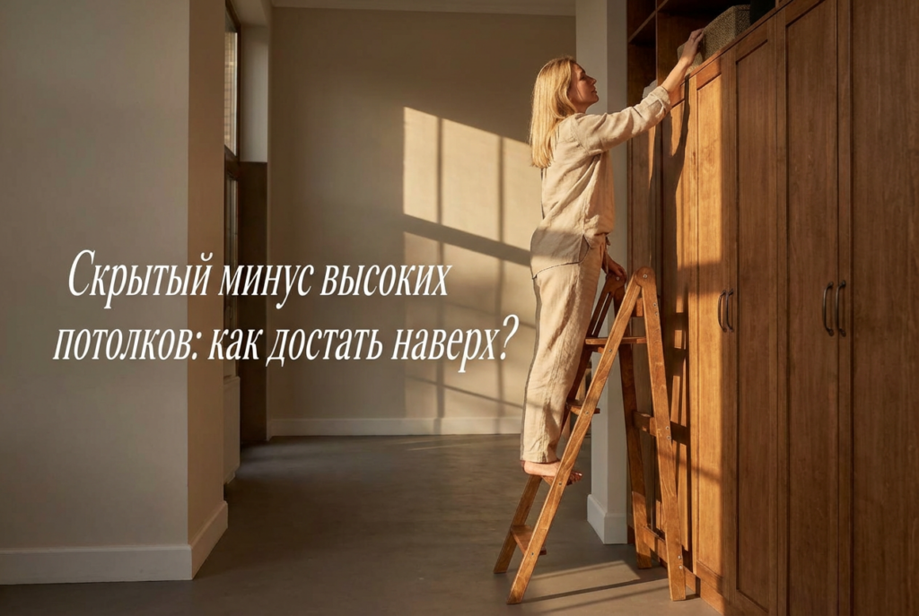    Дизайн жилого пространства с потолками выше трех метров ecomebel