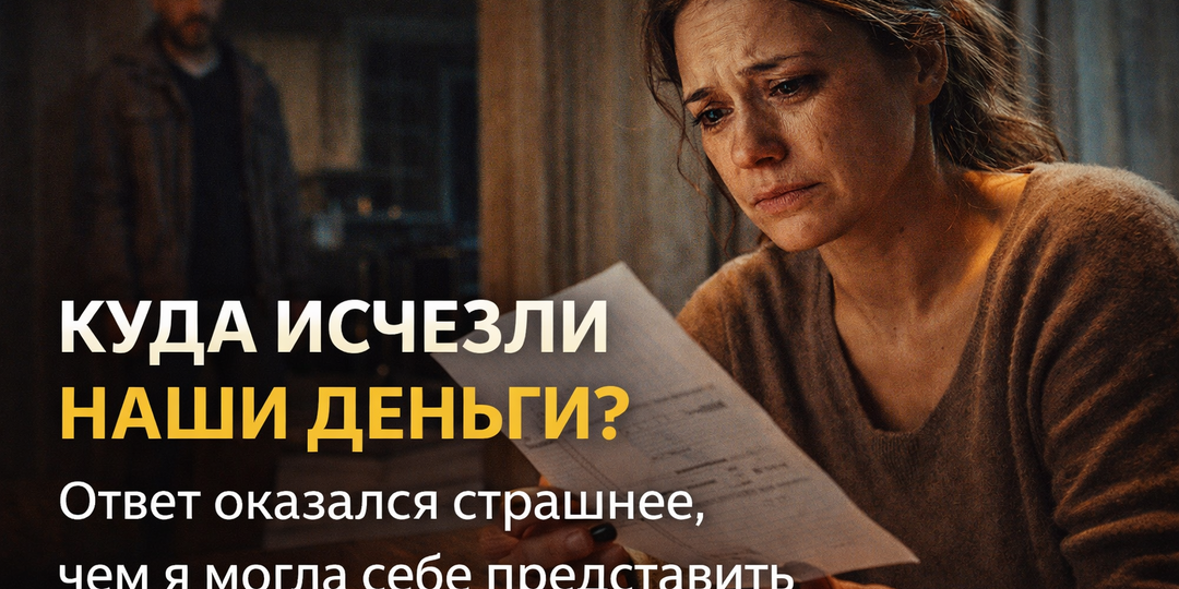 «Деньги исчезли… Но самое страшное я узнала, когда увидела, на кого муж их переводил»