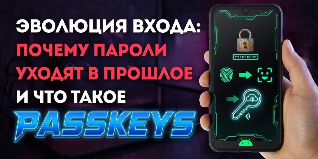 Эволюция входа в аккаунт: Почему пароли уходят в прошлое и что такое Passkeys