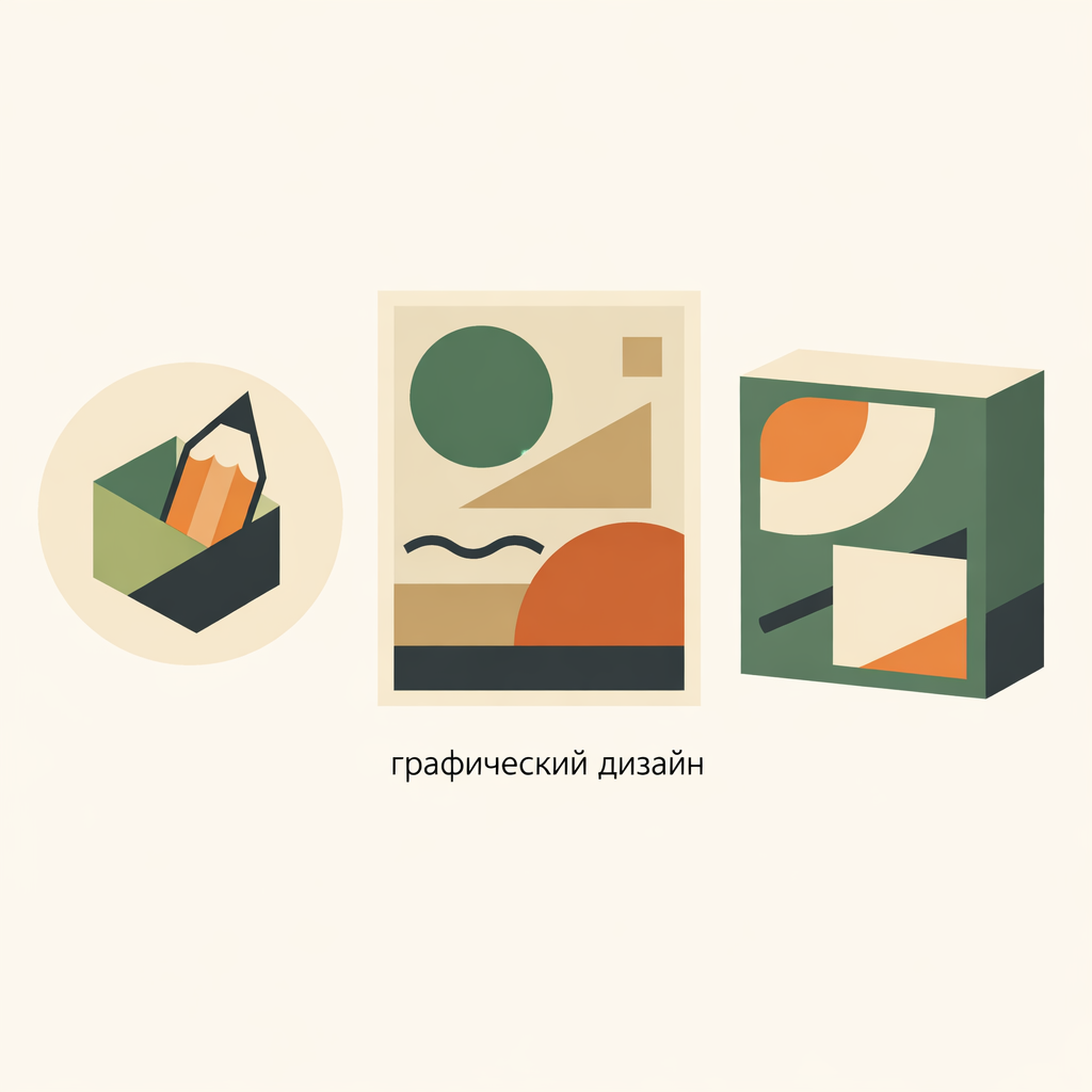 Логотип, плакат, упаковка — типичные продукты графического дизайна.
