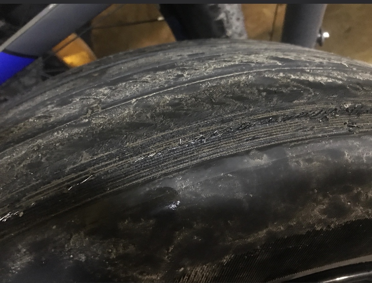 Старые шины