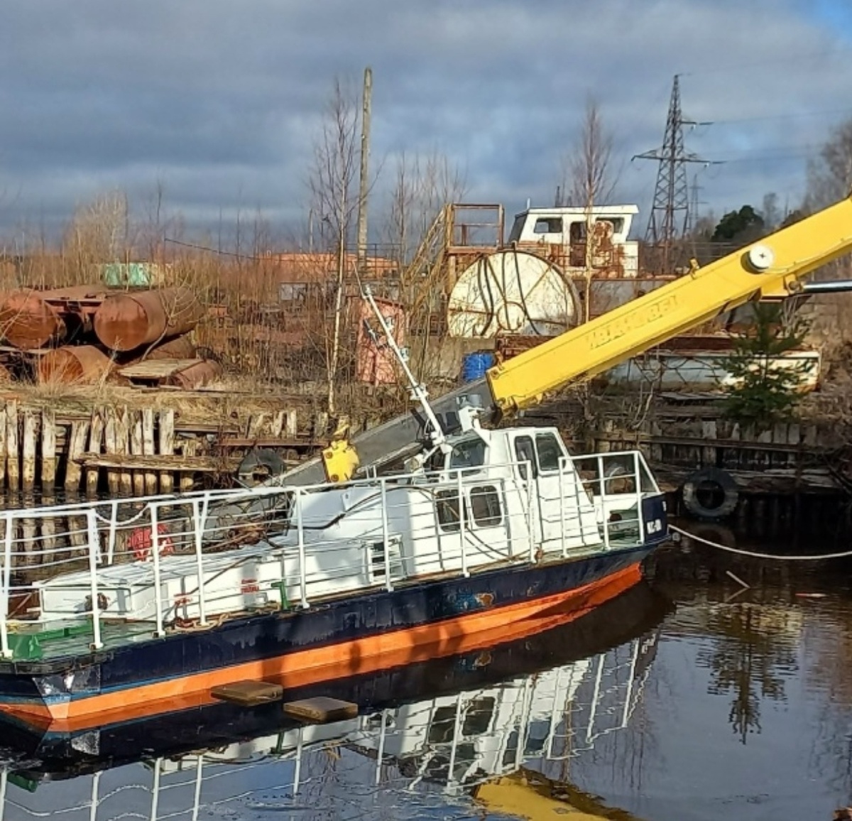    На Кондопожском ЦБК прокомментировали инцидент с автокраном© Столица на Онего