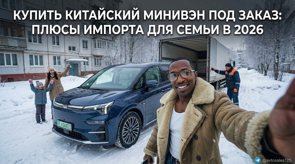    Китайские минивэны становятся лучшим выбором для семейного импорта под заказ в 2026 году. Авто Сейлс