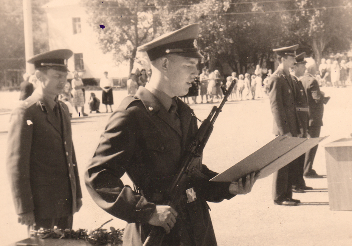 Роман Евгеньевич Ковырев на присяге.