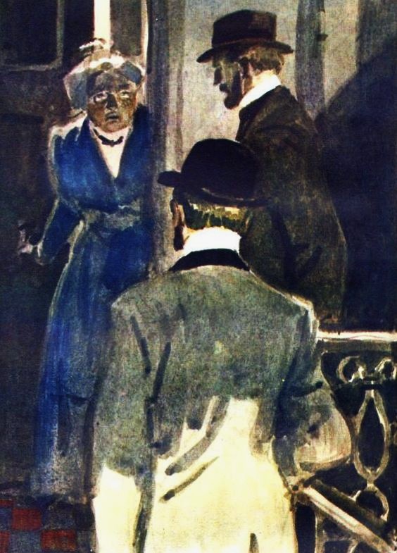 Шеин и Булат - Тугановский являются на разговор к Желткову (иллюстрация из интернета). 