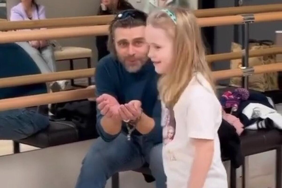    Петр Чернышев с дочкой Милой Социальные сети