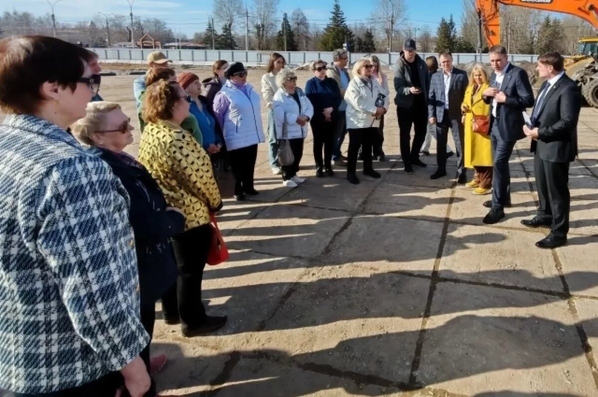    Благоустройство Центральной площади в Тольятти идет с опережением графика