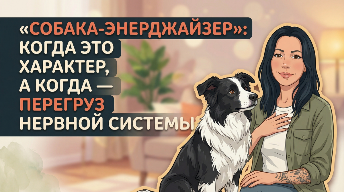    Как понять, гиперактивная собака у вас или это перегруз нервной системы. Анна Марковская