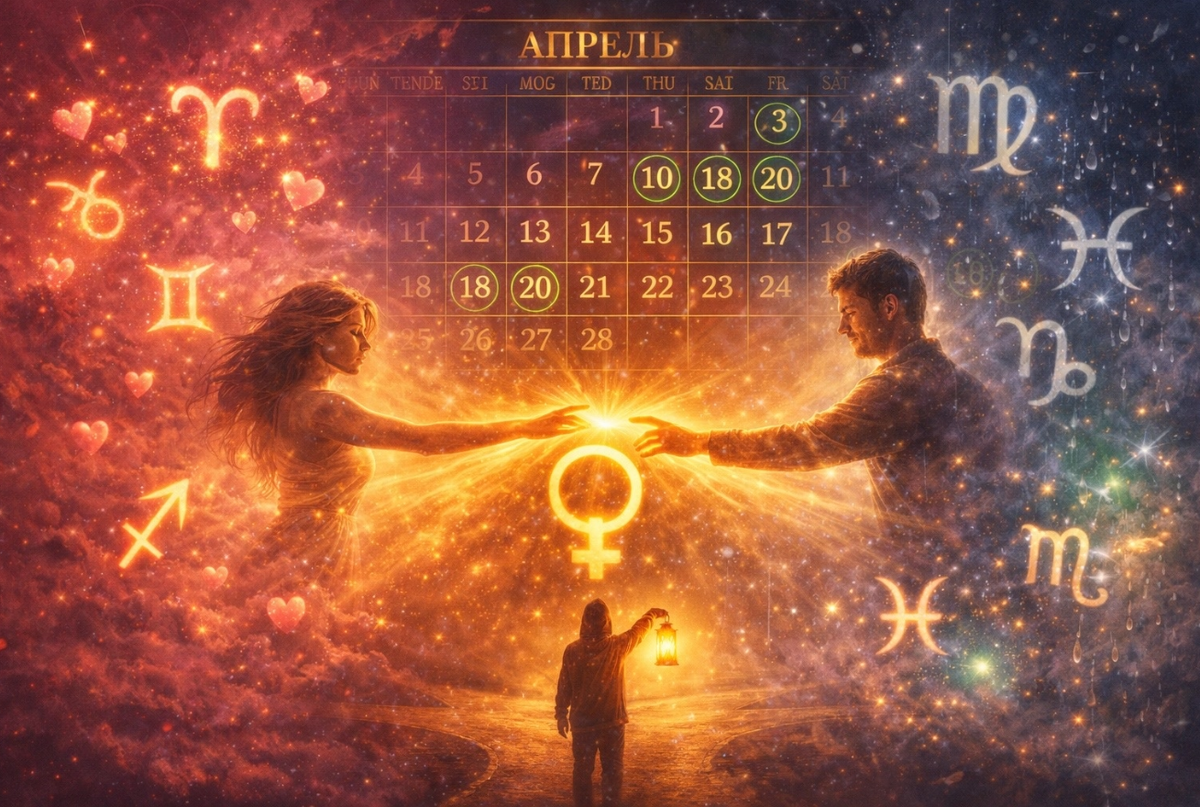 Любовный гороскоп на апрель: кто встретит пару, а кто переживет кризис. Венера в Овне меняет правила игры.