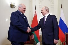      Путин белән Лукашенко бер-берсен бәйрәм белән тәбрикләде