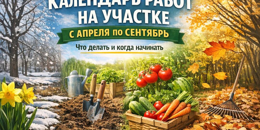 Календарь работ на участке с апреля по сентябрь: что делать и в какой момент (чтобы не переделывать потом)