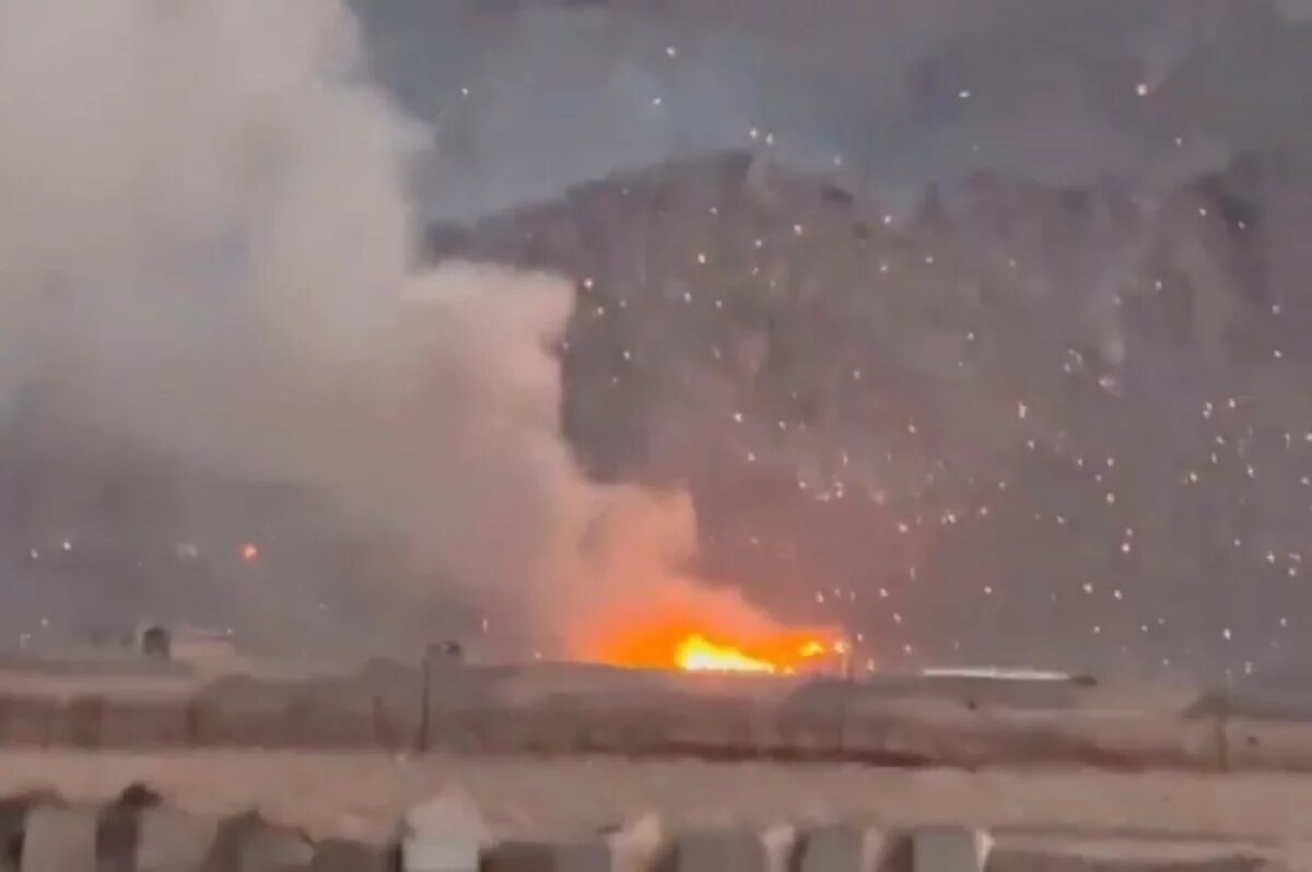    Иран после авиаудара.