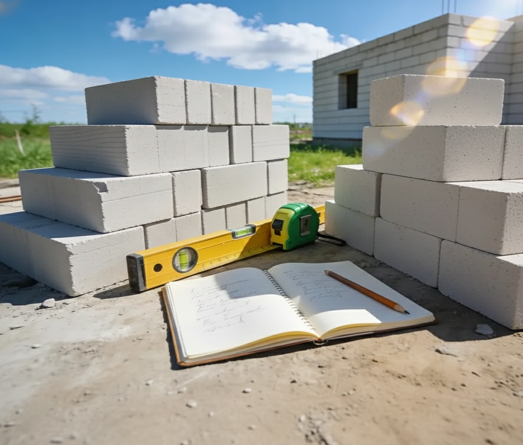 Рулетка, уровень, блокнот — три друга прораба. С ними любой блок расскажет о себе всю правду. Газоблок или пеноблок? Разбираю отличия по 10 параметрам в новом посте 🔍