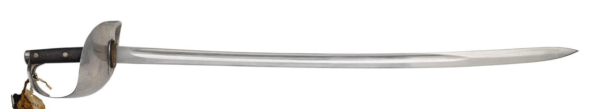 Британская сабля образца 1853 года, вилкинсоновского типа. Где заканчивается дол - этим участком и нужно рубить