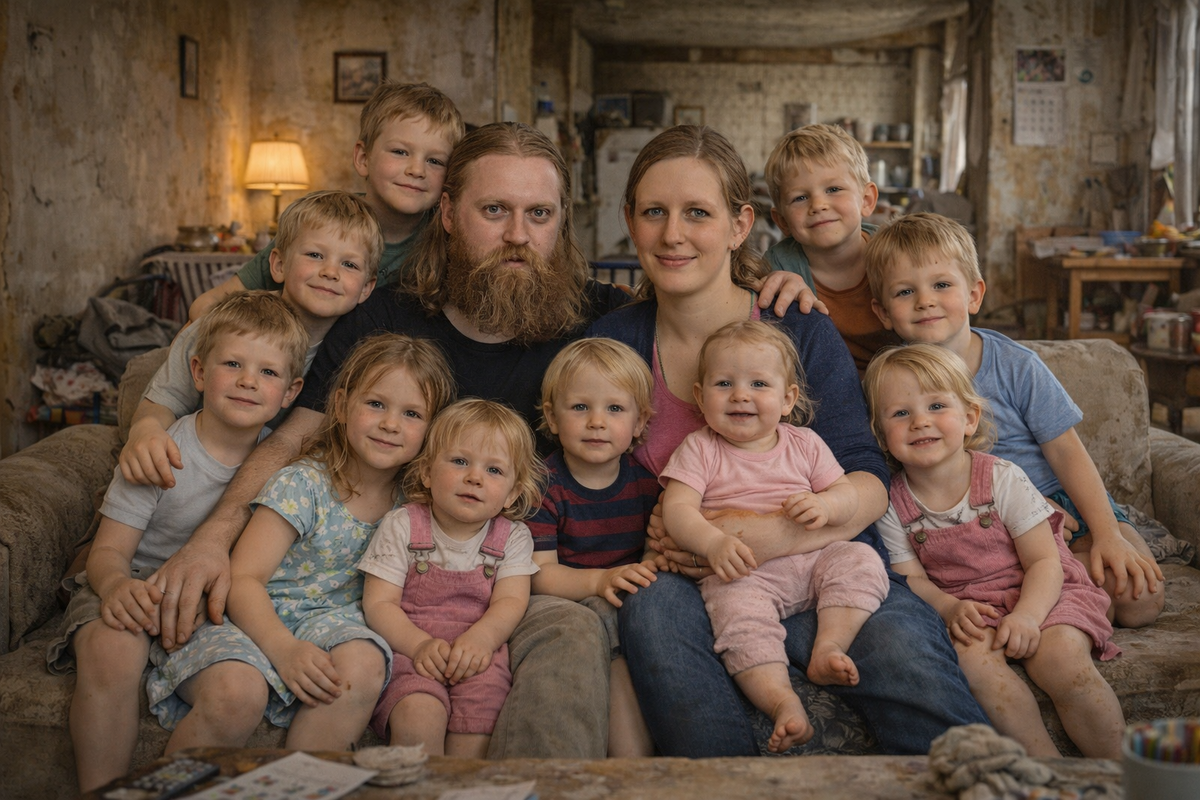 Вымышленная многодетная семья в одной далекой-далекой галактике