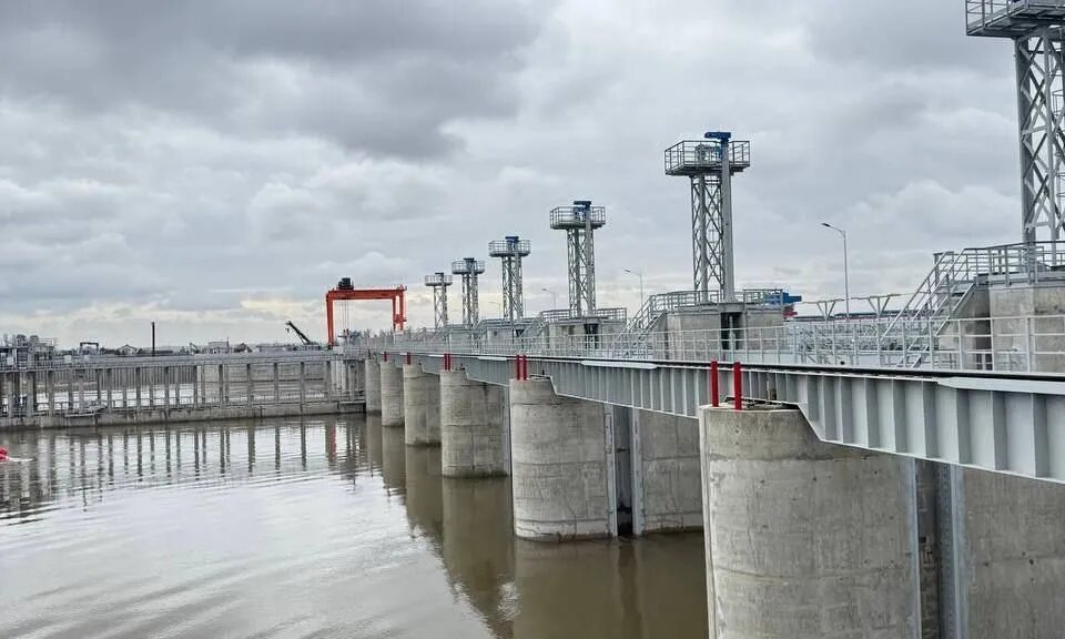 Строительство Багаевского гидроузла началось в 2018 году // Фото: тг-канал Минтранса РФ