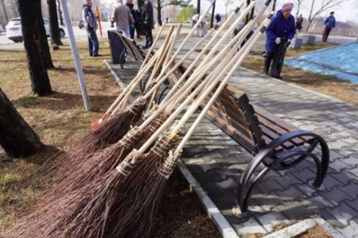    В Хабаровске стартовал двухмесячник по санитарной очистке и благоустройству