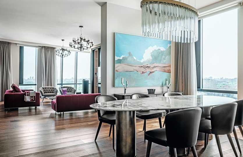 Квартира как загородный дом: современный интерьер для семьи