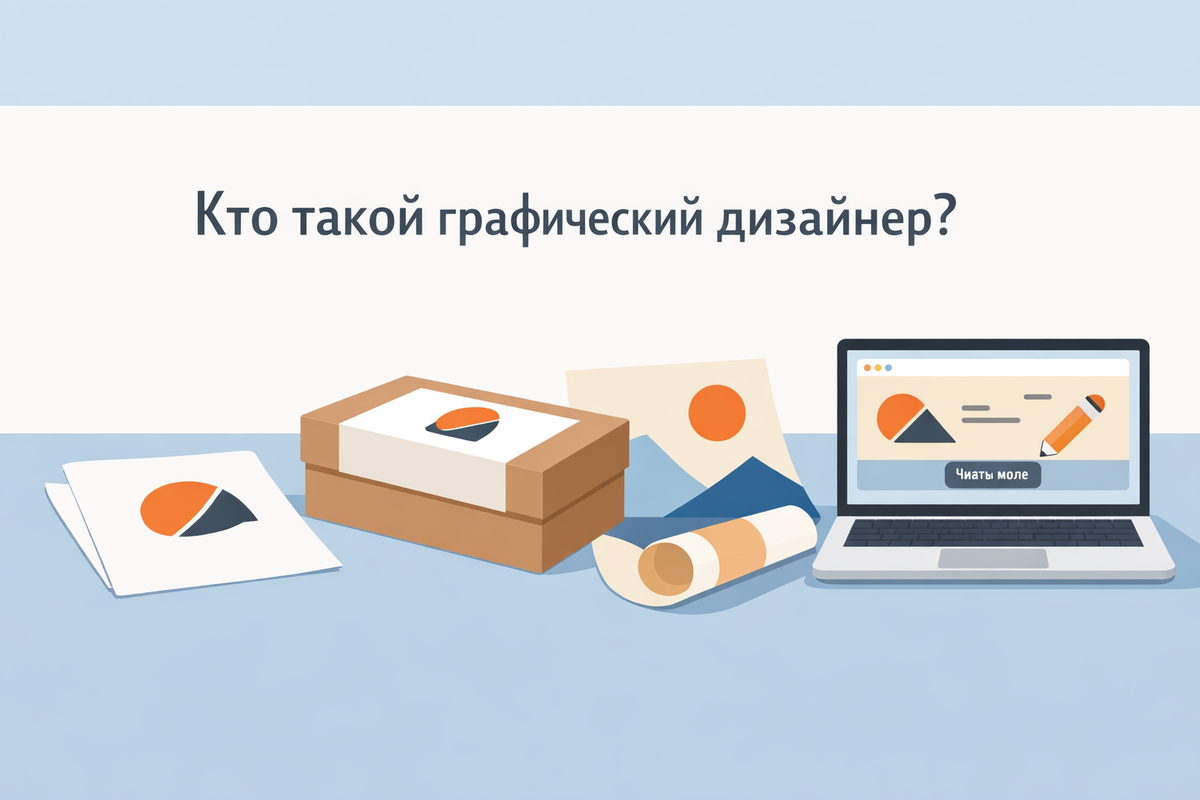 Графдизайнер работает с логотипами, упаковкой и афишами — а не только сидит в фотошопе и «делает красиво»