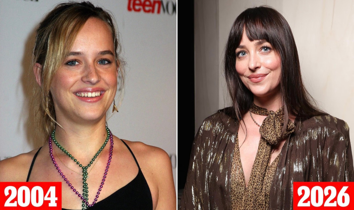    Дакота Джонсон. Коллаж: Daily Mail