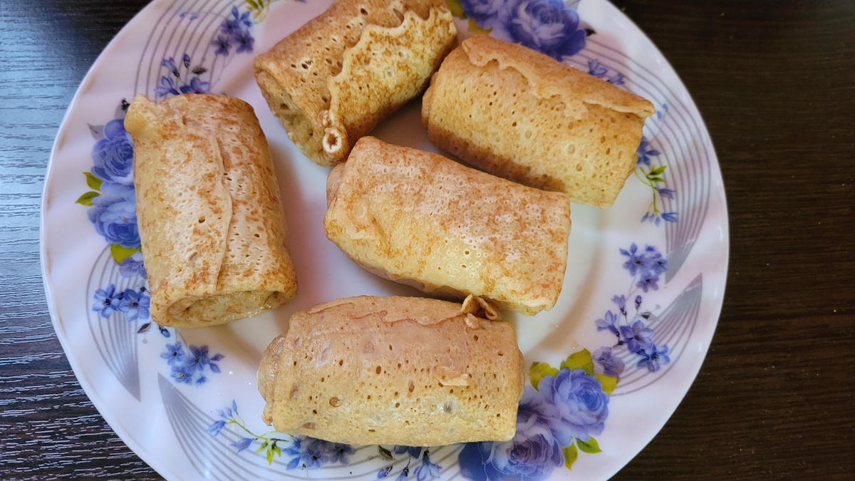 Блинчики на завтрак.