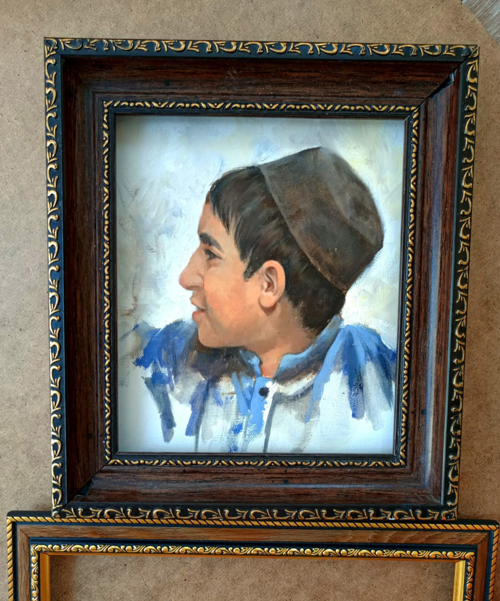 Фото автора, холст, масло.