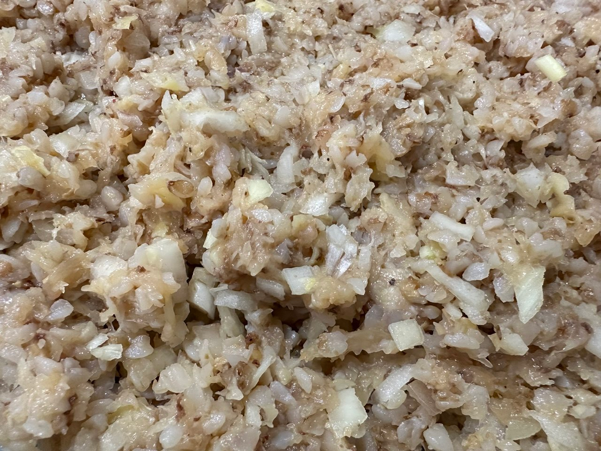 Приготовление гречаных котлеток. Фото автора