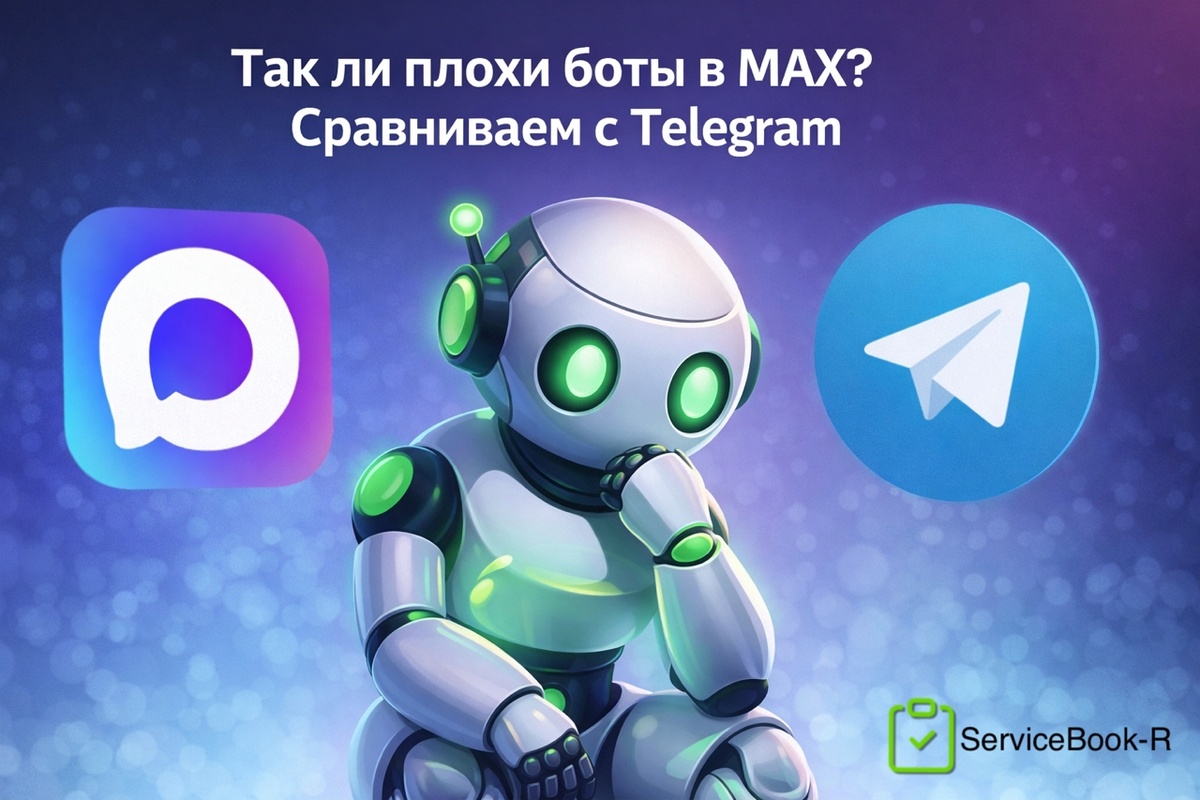 Так ли плохи боты в MAX? Сравниваем с Telegram