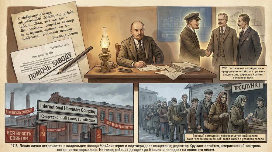 Концессия с американцами и встреча с Лениным.