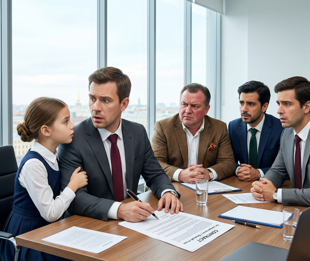 Миллионер уже ставил подпись под контрактом — но сирота с улицы сорвала сделку и спасла его от полного разорения