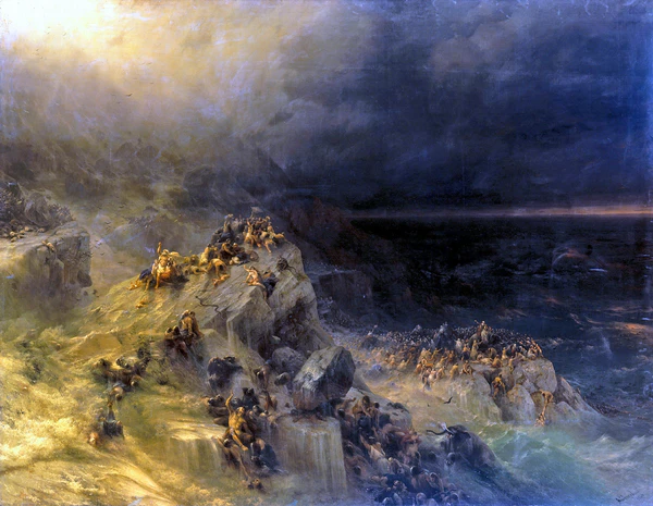 Всемирный потоп. Айвазовский И. К. 1864 г. Источник: ru.ruwiki.ru