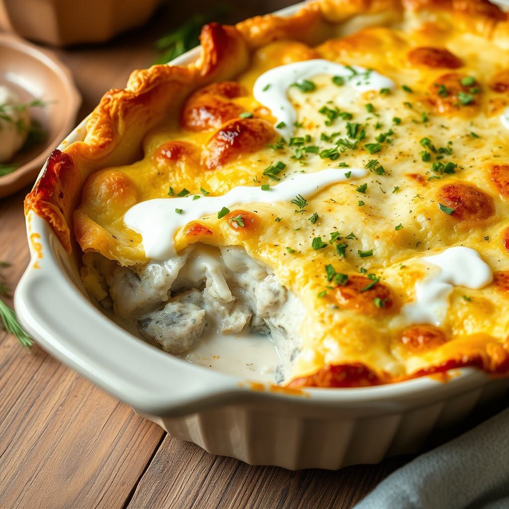 Запеканка из сельди