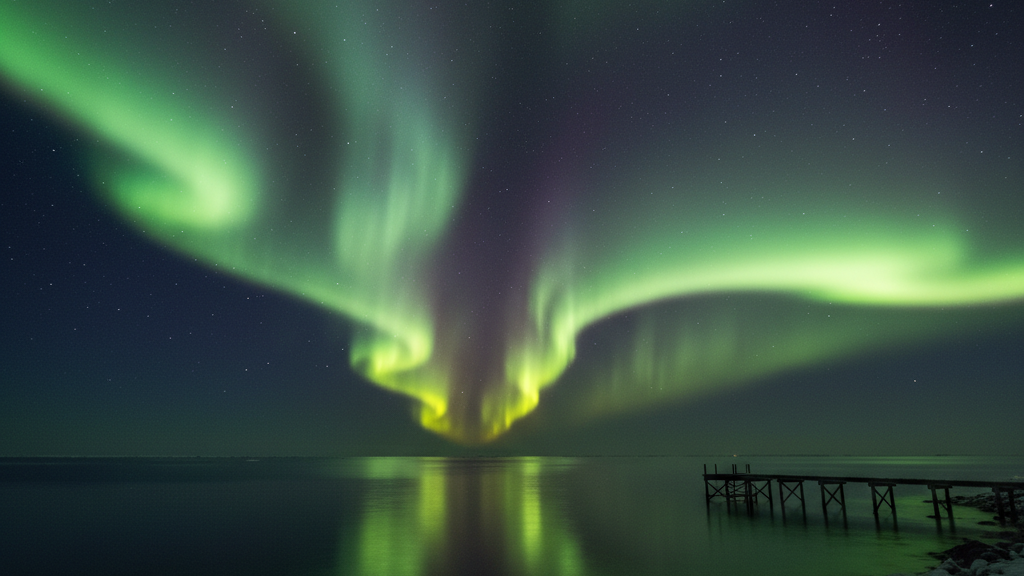 Когда небо начинает танцевать зеленым пламенем, ты забываешь и про холод, и про деньги, и про весь остальной мир.