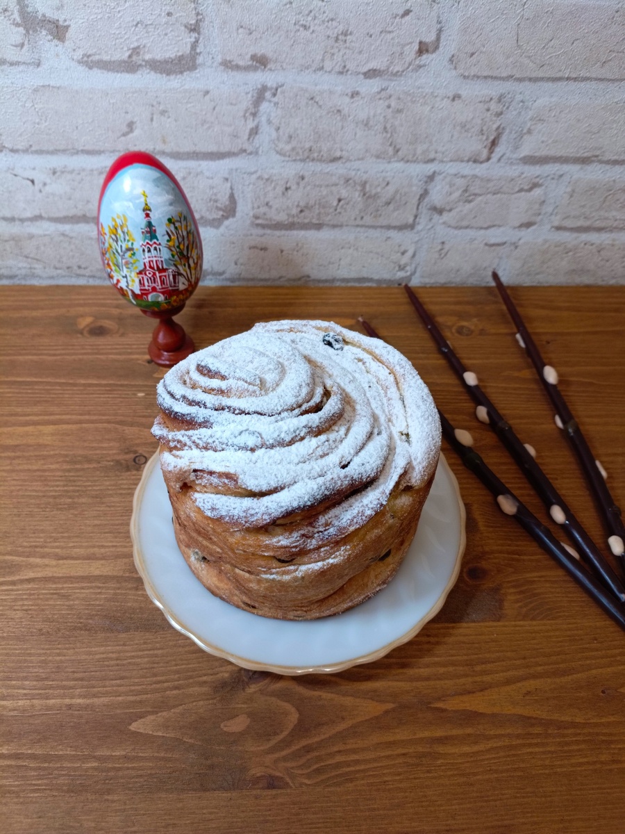 Ленивый Кулич. Фото автора 