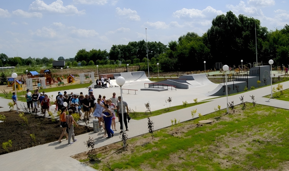 Скейт-парк в Рязани, построенный Street Park