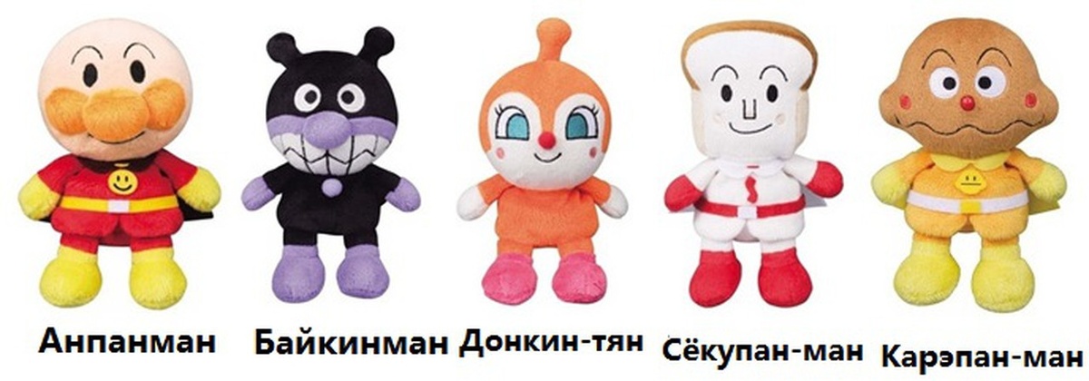 Некоторые из главных героев аниме