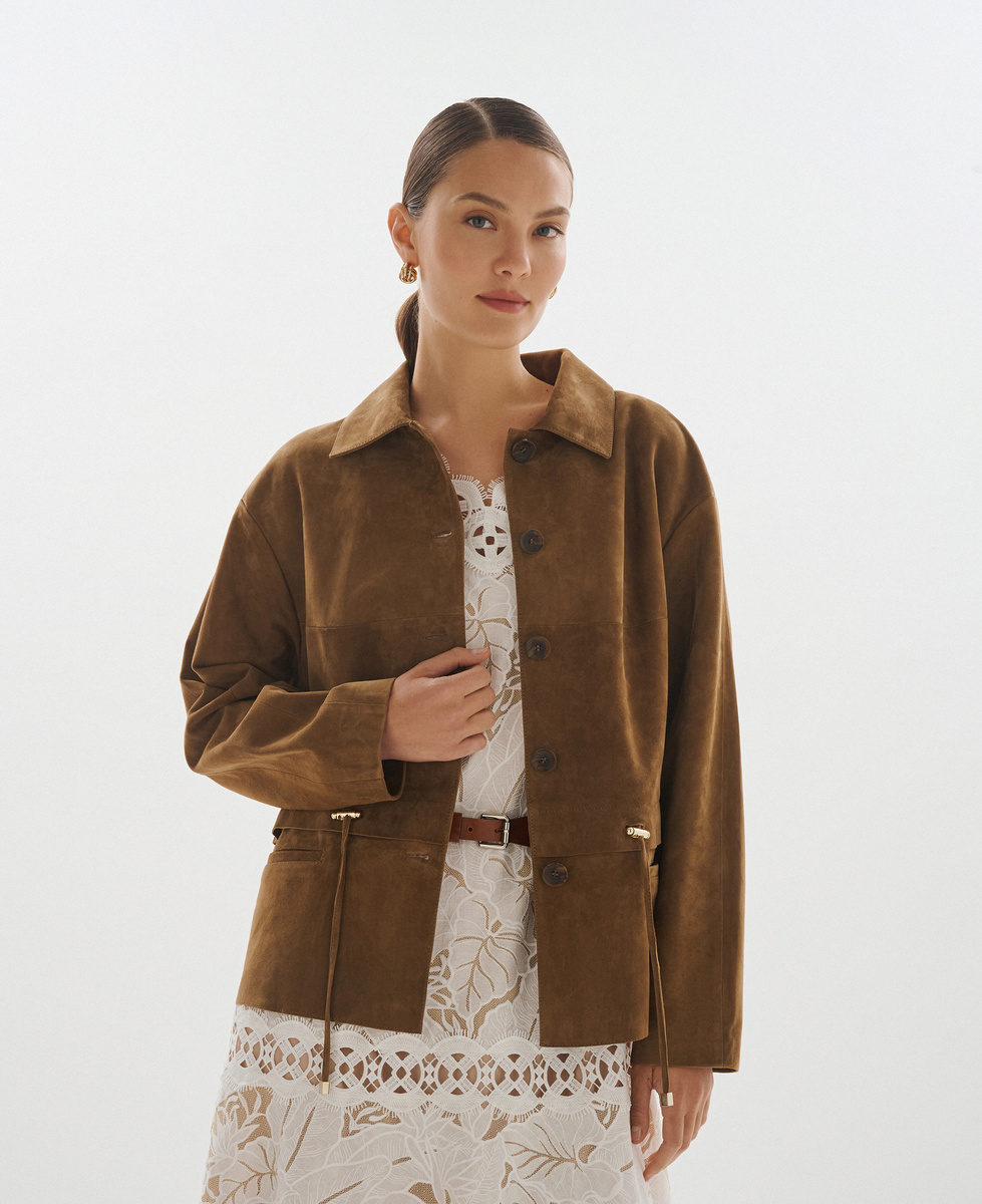 Куртка из замши  Caterina Leman