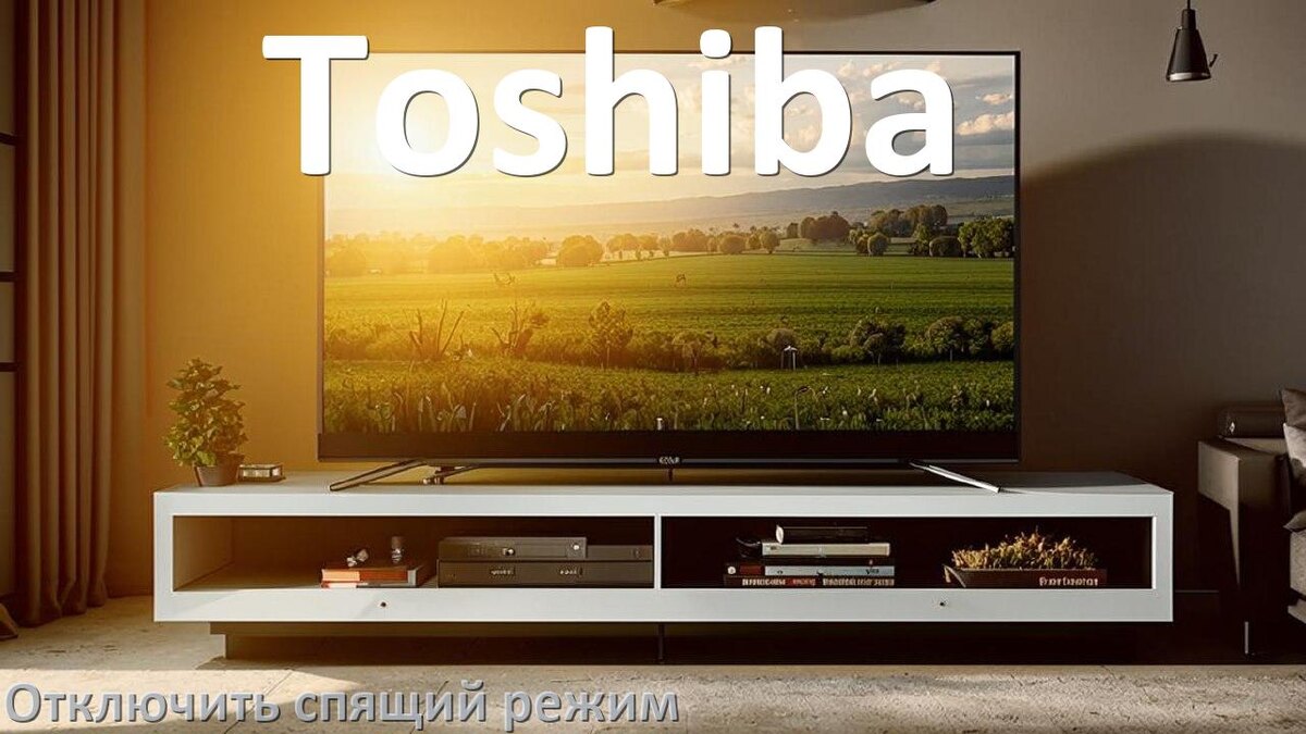 
Как на телевизоре Toshiba отключить спящий режим